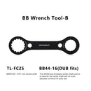 Aluminum Alloy Bicycle Bottom Bracket Wrench Spanner MTB Bike BB Repair Tools