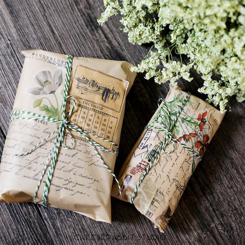 1 Roll 100 Meters 2Ply Cotton Twine DIY Weaving Handmade Craft Rope (Green Newly