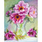 Paeonia Flower Series Oil Paint By Numbers Kit Frameless Drawing Picture Decor