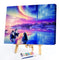 Whale in Aurora Oil Paint By Numbers Kits Canvas Picture Wall Art DIY Craft Gift