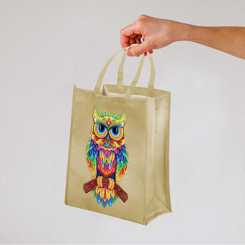 #A 5D Diamond Painting Handbag DIY Canvas Shopping Storage Bag Tote Craft Kit Gi