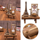 Sandglass Ornament Brush Teeth Clock Sand Timer Eiffel Tower Hourglass Timer