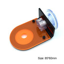 Fish Tank Coral Frag Rack Aquarium Reef with Plugs Suction Holder (Orange) Newly