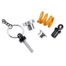 Motorbike Shock Absorber Shaped Key Ring Cool Motorcycle Keychain Pendant Dec