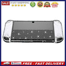 For NS OLED Transparent Glitter Protector Game Console Anti-Scratch Crystal