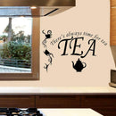 Coffee Wall Stickers Kitchen Vinyl Decals English Decor PVC Stickers DIY P4E9