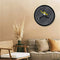 Decorations Black Creative Kung Fu Wall Clock Bruce Lee Chinese Round Clock