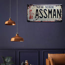 Weatherproof Retro Chic Advertisement Sign Iron Painting Wall Drawing (D)