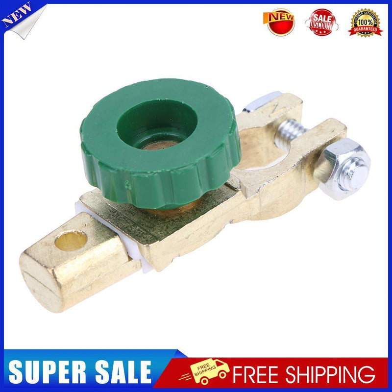 Zinc Alloy Copper Car Battery Terminal Link Switch Cut-off Switches (Green)