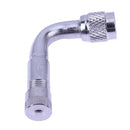 R129 TOP BIANCO FINTO COCCODRILLO LEGATO SENZA SCHIENALE TAGLIA XS