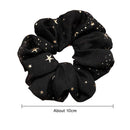 Korean Chiffon Scrunchies Women Girl Star Hairband Elastic Hair Rope Ties Hol