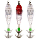 2pc Button Battery Operated LED Light Fishing Lure Squid Hook Light 4-Color