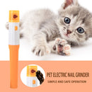 Electric Pet Nail Scissors Grinder Dog Cat Claw Grooming Trimmer Cutters Newly