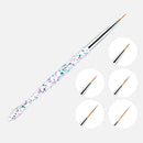 DIY Line Stripes Nail Drawing Pen Nail Liner Painting Pen Nail Art Brush