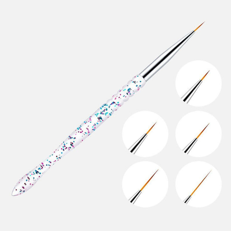 DIY Line Stripes Nail Drawing Pen Nail Liner Painting Pen Nail Art Brush