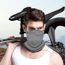Cycling Camping Tube Scarf Outdoor Gaiter Bandana Headband (Light Grey) Newly