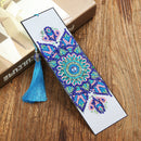Diamond Painting Bookmark Leather Tassel Book Marks (Mandolin Flowers-S21) Newly