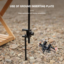 Outdoor Folding Camping Lamp Pole Kit Hanging Lantern Stand Hanger (B) Newly