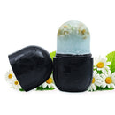 Reusable Silicone Ice Cube Gua Sha Massager Molds Shrink Pores Tool (Black)