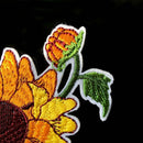 Sunflower Patch Cloth Bag Stickerei Applique Aufkleber Abzeichen-Patches Z0D6