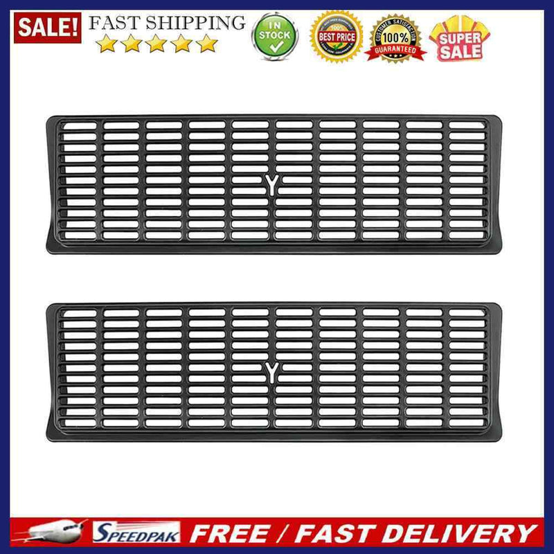 2pcs Under Seat Ventilation Air Conditioner Vent Cover Grille for Tesla Mod