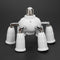 Adjustable E27 Splitter 7 Heads Lamp Base LED Bulb Adapter Holder Socket Newly