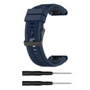26mm Silicone Watch Band Strap for Garmin Fenix 6X/5X/5X Plus (Dark Blue) Newly