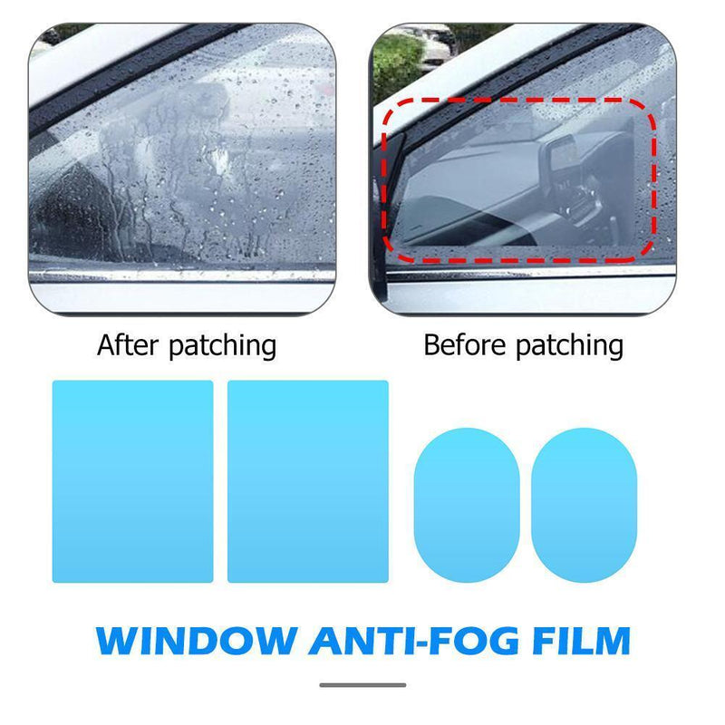 4pcs/set Car Side Mirror Window Protective Films Anti Fog Rainproof Films