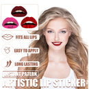 Self Adhesive Glittering DIY Makeup Lip Tattoo Decals Stickers for Party Prom