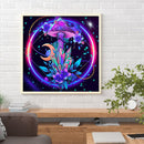 5D DIY Diamond Painting Full Round Drill Colored mushroomsof Rhinestone