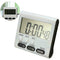 LCD Digital Magnetic Kitchen Cooking Large Timer Loud Count-Down Clock Q1V6
