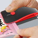 Heat Bag Sealing Machine Package Food Snack Bag Sealer Gadgets (Black Red)