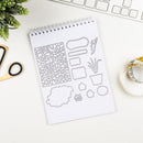 Flower Planter Cutting Dies Silicone Clear Seal Stamp for Photo Album (C) Newly