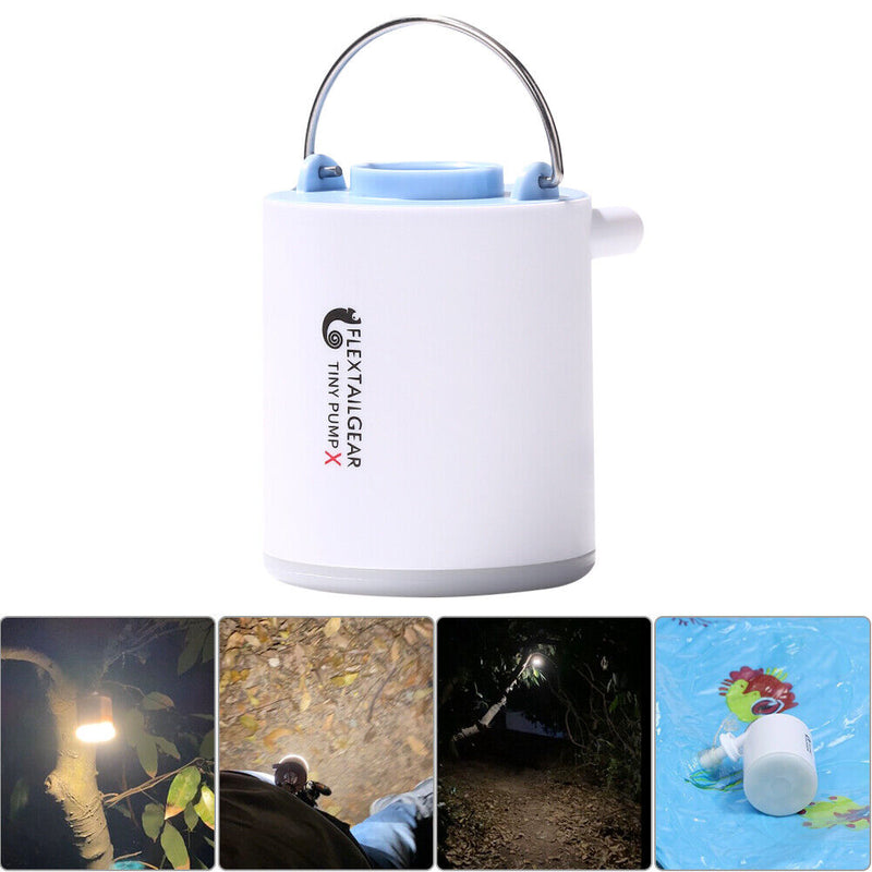 Mini Inflatable Pump USB Charging Outdoor Air Pump 3 Modes Camping Light Newly