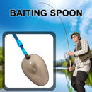 #A Retractable Fishing Bait Throwing Spoons with Blue Rod Fishing Tackle Accesso