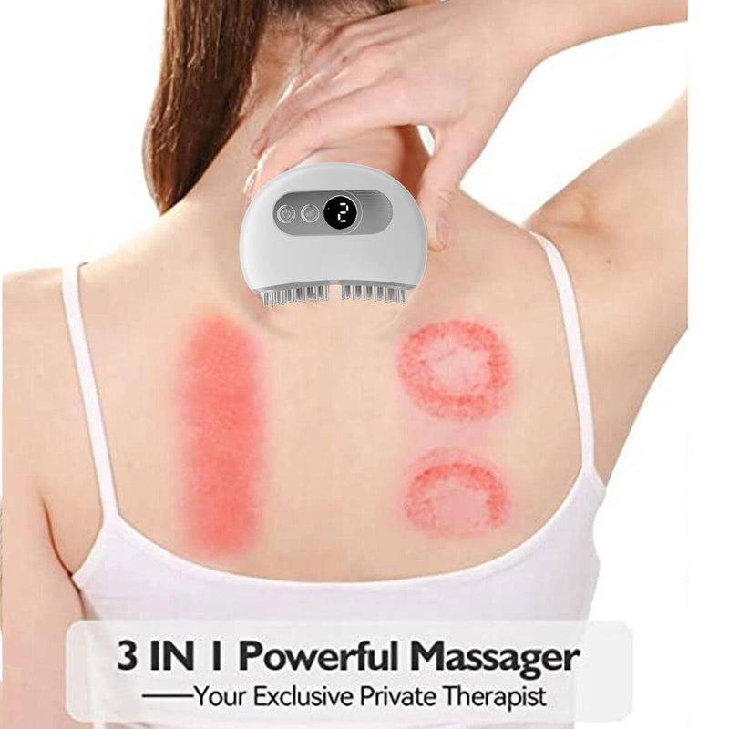 Electric Vibration Massage Brush Scalp Massage Vibrating Portable`