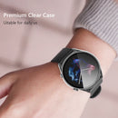 Watch Protective Cover for Amazfit GTR3/GTR3 Pro Case (Transparent White) Newly