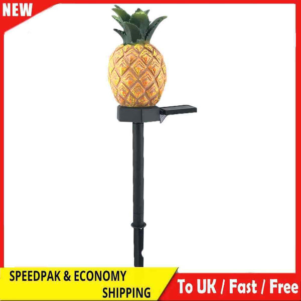 LED Solar Lamp Pineapple Waterproof Garden Outdoor Light Sensor Control Lamp