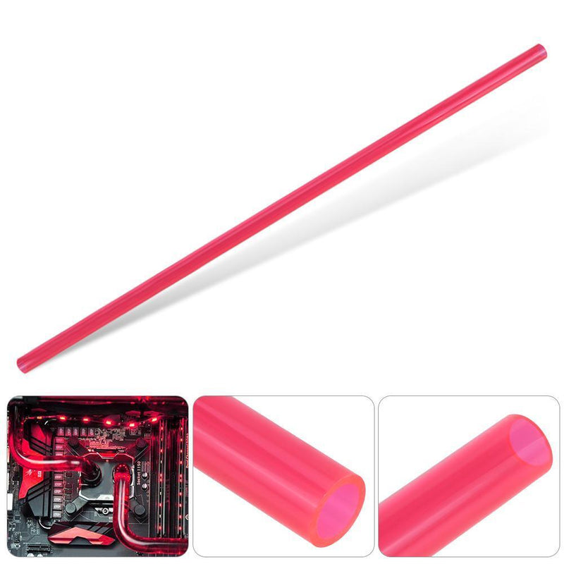 PETG 10x14mm 500mm Rigid Tube Hard Horse for Water Cooling(Red) Newly