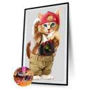5D DIY Diamond Painting Cat Full Round Drill Mosaic Art Picture Rhinestone