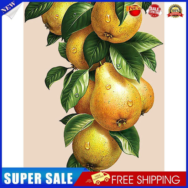 5D Diamond Painting Kit DIY Pear Full Round Drill Mosaic Decoration (E1239)