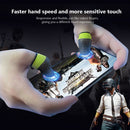 Gaming Finger Sleeve for PUBG Game Controller Fingertips (Black+Yellow) Newly