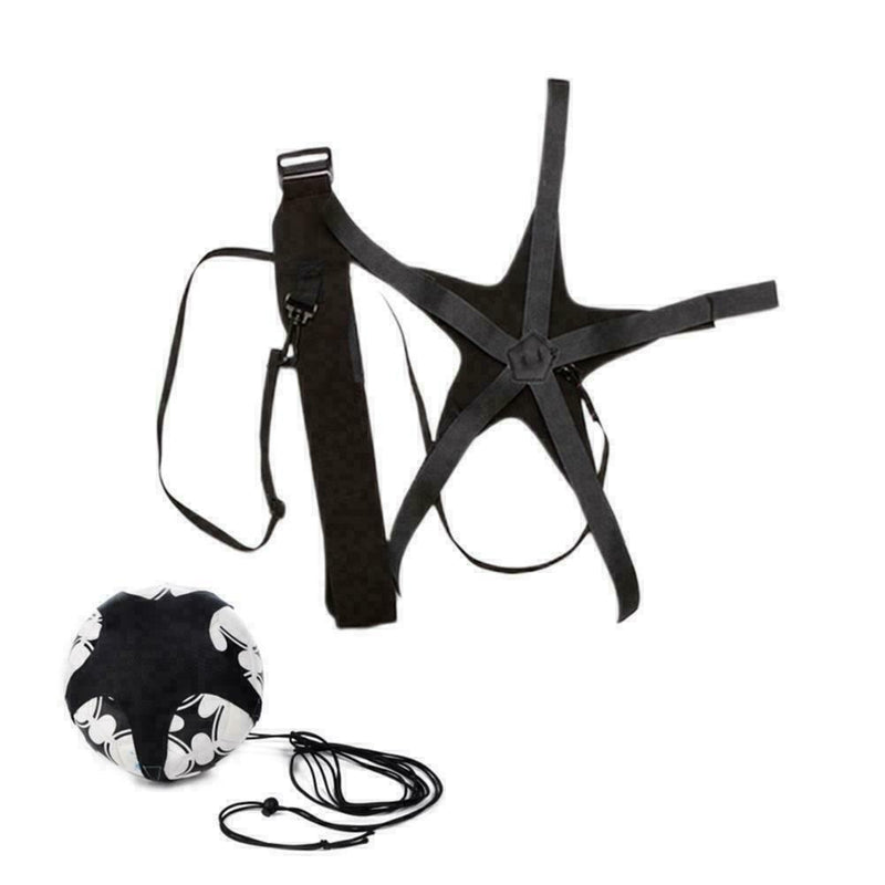 Soccer Football Kick Throw Trainer Solo Practice Training Skill C1H3 Aid Q0U2