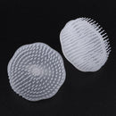 2pcs White Washing Hair Cleaner Brushes Shampoo Scalp Massage Comb
