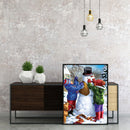 DIY Hand Painted Paint By Numbers Oil Canvas Pictures Making Snowman Kit Artw