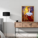 Ballet Girl Oil Paint By Numbers Kits Canvas DIY Hand Painted Wall Picture