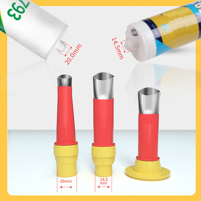 Caulking Caulk Nozzle Applicator with Base Kits Sealant Finishing Tools Newly