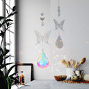Crystal Windchimes Light Catching Hanging Pendant Light Catcher Jewelry (1)