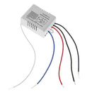 Wireless 220V Lamp Remote Control Switch Receiver Transmitter (1 Relay) Newly
