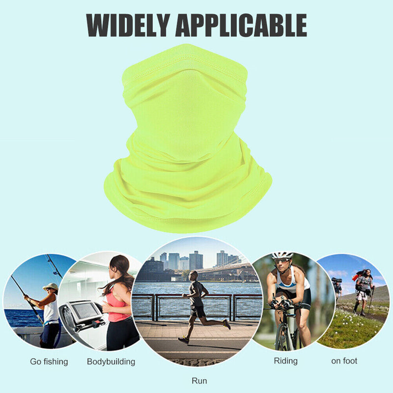 Cycling Hiking Camping Neck Tube Scarf Ice Silk Outdoor Running Gaiter Bandana
